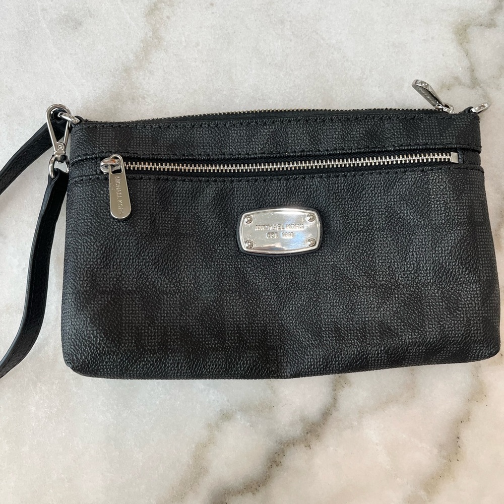 Michael Kors Monogram Wristlet